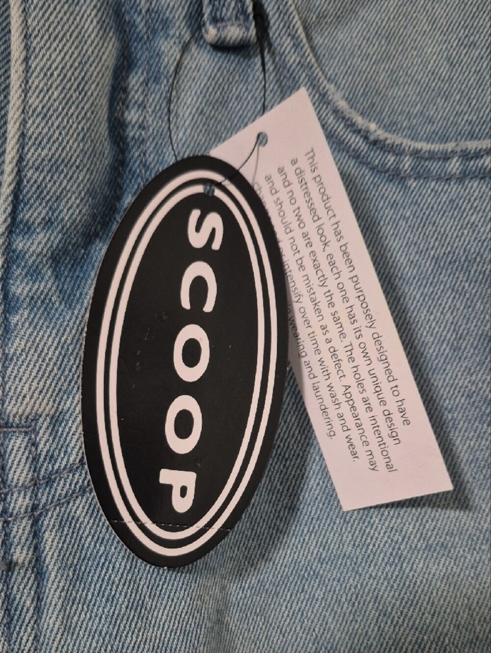 Scoop High-Rise Ankle Barrel Jeans with Distressed Detail - Picture 2 of 9